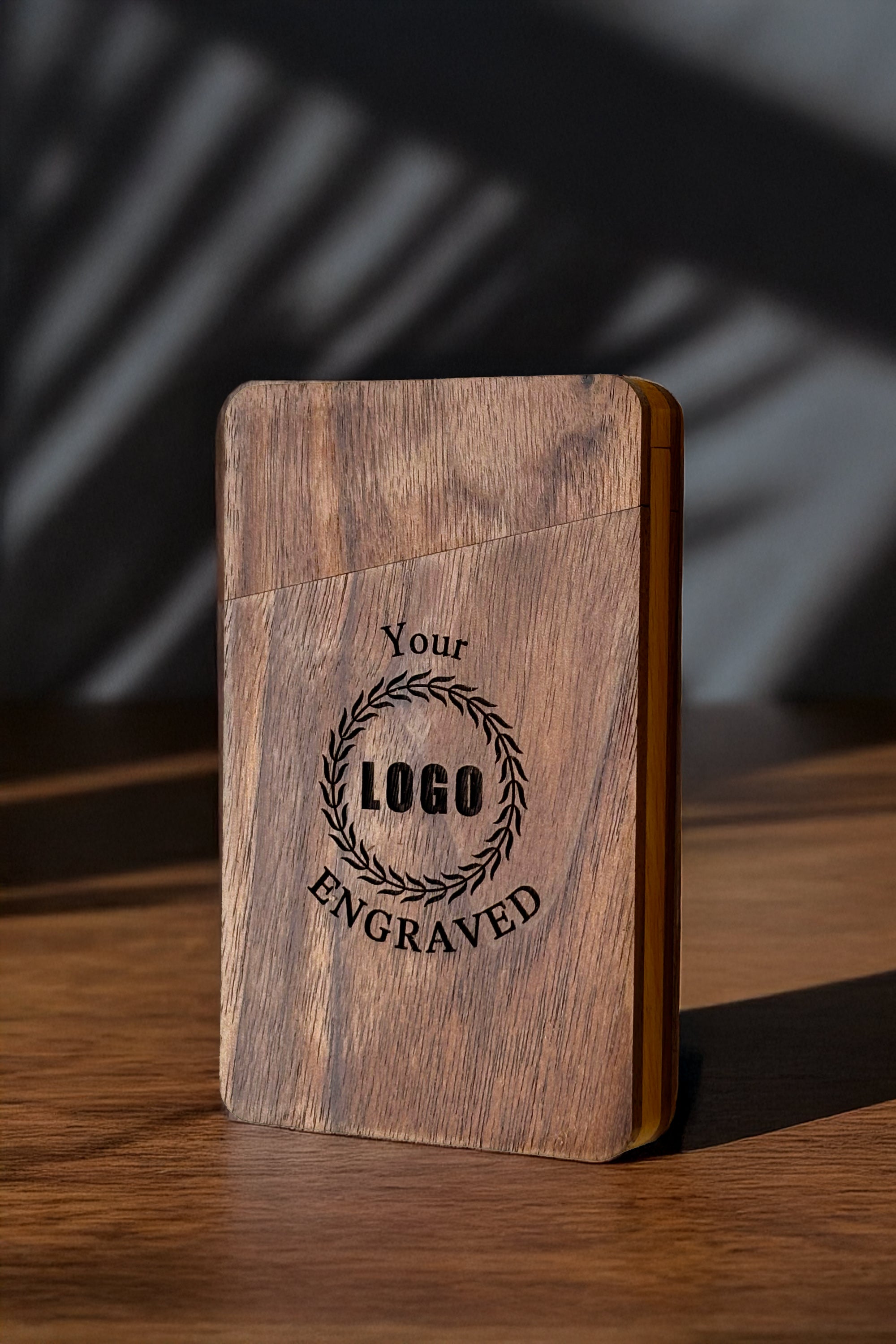 Wooden Business Card Holder