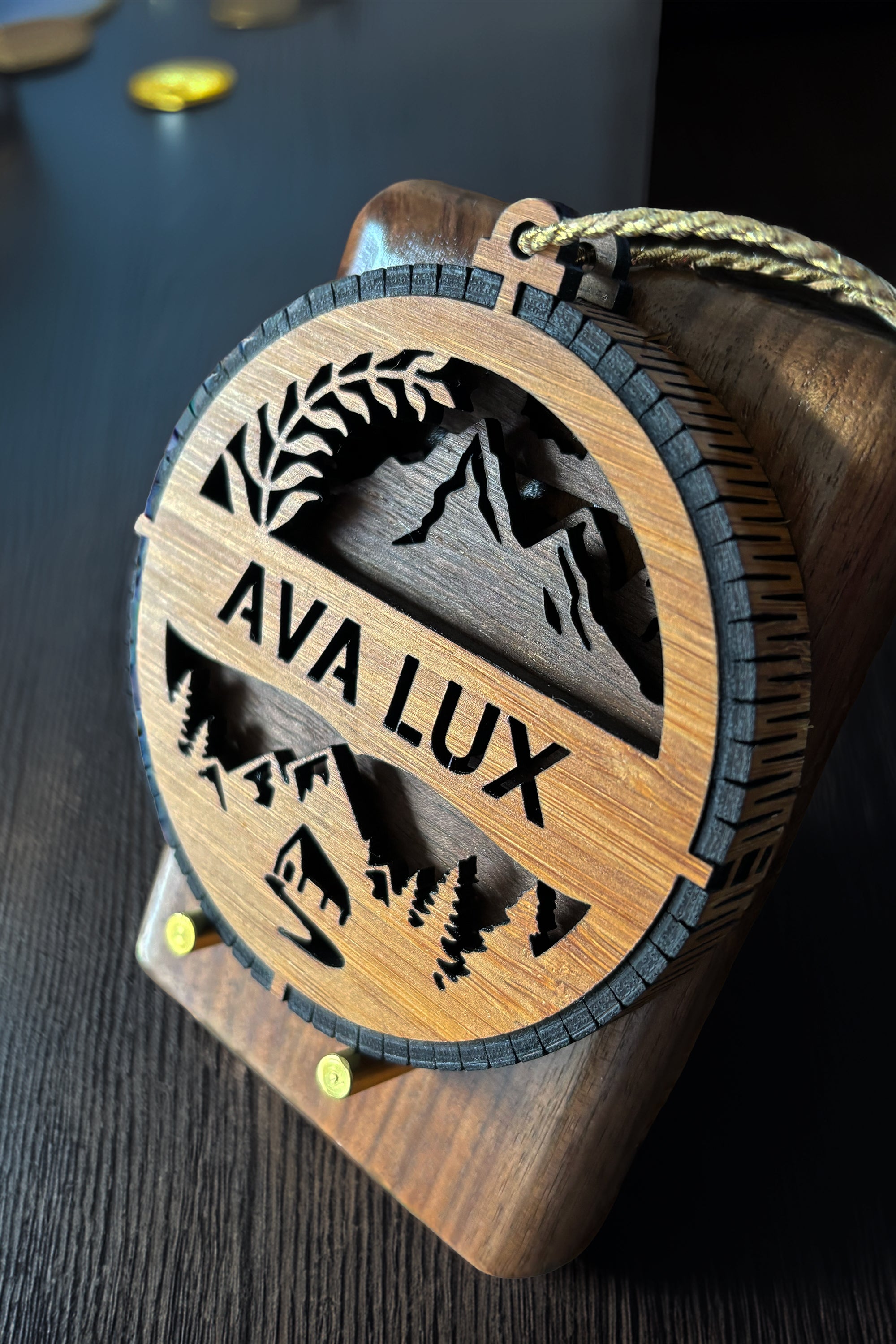 Personalized Wooden Ornaments – Handcrafted Luxury